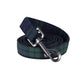 Green/Navy Plaid Bow Tie Dog Collar